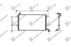 Ψυγειο A/C (55x36.8x35) Vw Golf Iii 92-98 - 063306400