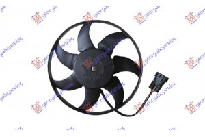 Βεντιλατερ A/C (ΜΟΤΕΡ+ΦΤΕΡΩΤΗ) (2pin) (345mm) (ΟΒΑΛ ΦΙΣΑ) (ΜΕ ΚΑΛΩΔΙΟ) Vw Transporter (T4) 91-96 - 063606465