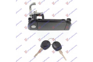 Χερουλι Πορτας Εμπρος Εξω Κομπλε Με Κλειδι Δεξια Vw Transporter (T4) 97-03 - 886007843