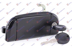 Χερουλι Πορτας Εμπρος Εξω Κομπλε Με Κλειδι Αριστερα Vw Transporter (T4) 97-03 - 886007844