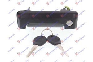 Χερουλι Πορτας Συρωμενης Εξω Κομπλε Με Κλειδι Δεξια Vw Transporter (T4) 97-03 - 886007863