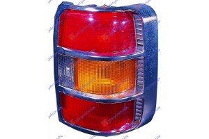 Φανος Πισω (ΚΙΤΡΙΝΟ ΦΛΑΣ) Χρωμιο Πλαισιο Αριστερα Mitsubishi Pajero 96-01 - 064205812