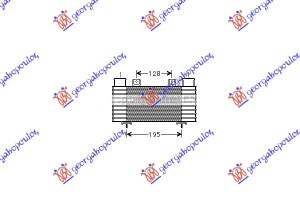 Ψυγειο Intercooler 2,5-2,9 Td (20x14x64) Mazda P/U 2/4WD 03-06 - 066106200