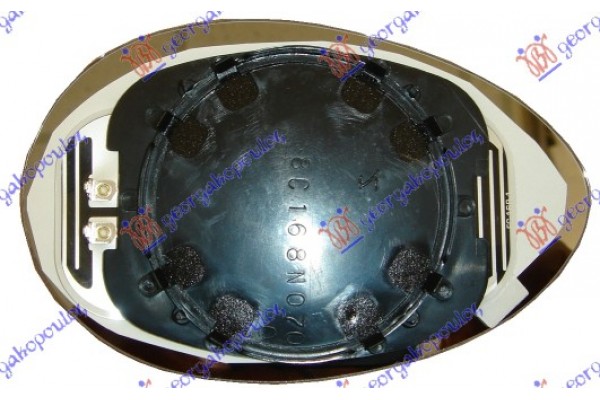 Κρυσταλλο Καθρεφτη Μπλε Θερμαινομενο (CONVEX GLASS) Αριστερα Alfa Romeo 156 03-05 - 034407602