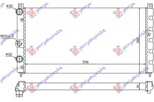 Ψυγειο 1.6i 8V-1,9D (59x32) Skoda Felicia 94-98 - 064906310