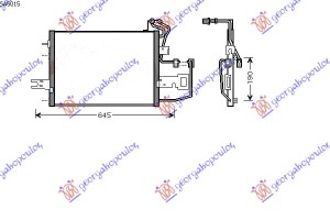 Ψυγειο A/C (47.1x32.5x2.0) Skoda Felicia 94-98
