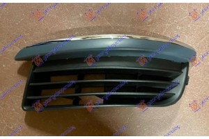 Διχτυ Προφυλακτηρα Εμπρος Ακραιο (ΚΟΜΠΛΕ Με ΧΡΩΜΙΟ) (ΧΩΡΙΣ Τρυπα ΠΡΟΒΟΛΕΑ) Αριστερα Vw Jetta 05-10 - 065304812