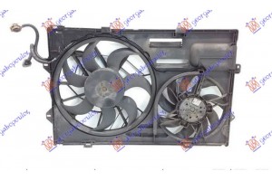 Βεντιλατερ Ψυγειου Κομπλε (ΔΙΠΛΟ) ΒΕΝΖΙΝΗ-ΠΕΤΡΕΛΑΙΟ Vw Transporter (T5) 03-10 - 065706460