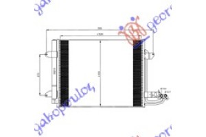 Ψυγειο A/C Βενζινη - Πετρελαιο (540x450x16) Vw Caddy 04-10 - 065906410