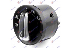 Διακοπτης Φωτων (Χρώμιο)(10pin) Vw Golf Vi 08-13 - 066007145