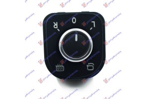 Διακοπτης Καθρεφτων ΑΝΑΚ. (Χρώμιο/Μαύρο)(6pin) Seat Alhabra 10- - 720007165