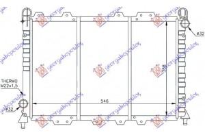 Ψυγειο 1,3-1,6(55Χ36)BOXER Alfa Romeo 145 94-99 - 066406300