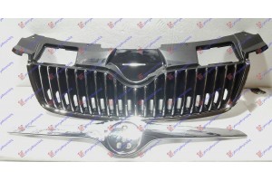 Μασκα ΜΑΥΡΗ/ΧΡΩΜΙΟ Κομπλε (ΜΕ Χρωμιο ΚΑΠΩ) Skoda ROOMSTER-PRAKTIK 06-10 - 030804550