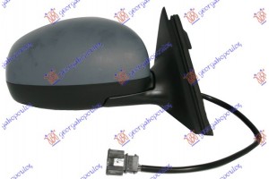 Καθρεφτης ΗΛΕΚ. ΘΕΡΜ. ΒΑΦΟΜ. (CONVEX GLASS) Δεξια Skoda Fabia 07-10 - 066607481