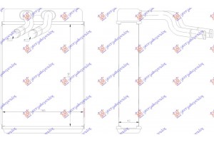 Ψυγειο Καλοριφερ (210x165x42) Hyundai H1 Van 98-07 - 067006500