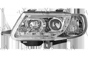 Φανος ΕΜ.ΣΕΤ Τυπου Α5 Χρωμιο Citroen Saxo 96-99