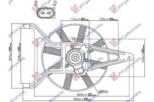 ΒΕΝΤ.ΨΥΓ.ΚΟΜΠ. (-A/C) Benzinh Citroen Saxo 96-99 - 067106440