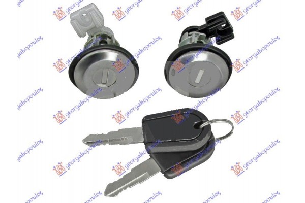 Αφαλοι (ΣΕΤ) Πορτας Με Κλειδι (2 ΤΕΜ) Citroen Saxo 96-99