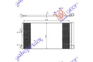 Ψυγειο Α/C ΒΕΝΖ-ΠΕΤΡ (69x35,5x16) Renault Laguna 07-15 - 067906400