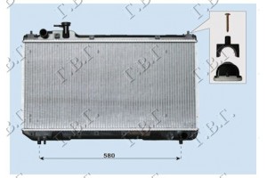Ψυγειο 2,0I 16V +/-A/C (35x69,3)ΑΝΩ Πυρο Toyota Rav 4 (XA10) 95-98 - 068106300
