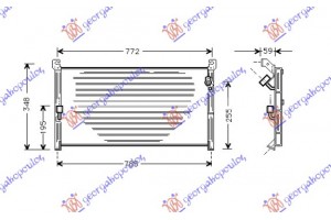 Ψυγειο A/C 2.0i 16V (79x31) Toyota Rav 4 (XA10) 95-98