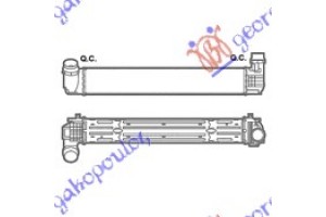 Ψυγειο INTERC. 2,0 Dci (655x105x100) Renault Megane H/B - S.W. 08-14 - 068606200
