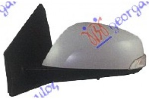 Καθρεφτης ΗΛΕΚ. ΘΕΡΜ. ΗΛΕΚ. ΑΝΑΚ. ΒΑΦΟΜ. (Μ/ΦΛΑΣ & ΑΙΣΘ) (ASPHERICAL GLASS) Αριστερα Renault Megane H/B - S.W. 08-14 - 068607504