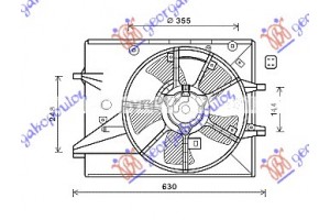 ΒΕΝΤΙΛ.ΨΥΓΕΙΟΥ Κομπλε 1.8-2.0 Benz Mazda Miata MX5 05-09 - 068806440
