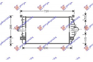 Ψυγειο Intercooler 1.9 Tdi Πετρελαιο (600x333) Renault Espace 92-03 - 069206210