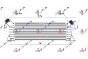 Ψυγειο Intercooler 1.5 Dci ΠΕΤΡΕΛΑΙΟ07- (480x133) Nissan Kubistar 03-09 - 081906220