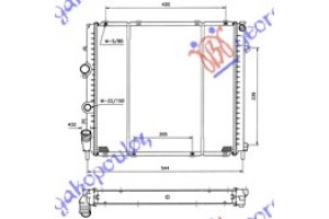 Ψυγειο ΠΕΤΡ(48x44x47) (ΒΙΔ.ΒΕΝ) Renault Kangoo 98-03 - 069306340
