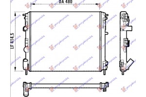 ΨΥΓ. ΒΕΝ-ΠΕΤ(48x41)Χ/ΒΑΛΒΙΔΑ-Μ/ΣΩΛ. (ΣΥΡΤΑΡ.ΒΕΝ.) (VALEO CLASSIC) Nissan Kubistar 03-09 - 081906365