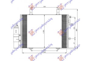 Ψυγειο A/C (50x38) Renault Kangoo 98-03 - 069306400