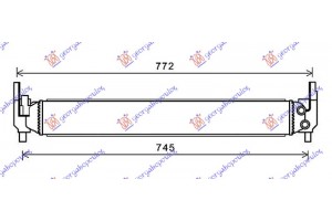 Ψυγειο Βοηθητικο 1.2TSI (646x86x56) Skoda ROOMSTER-PRAKTIK 06-10 - 030806200