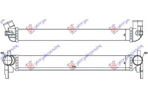 Ψυγειο Intercooler 1.2/1.6 Tdi Πετρελαιο (640x82x64) Skoda Fabia 10-14 - 746006210