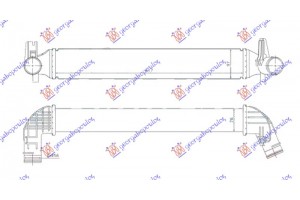 Ψυγειο Intercooler 1.4 Tsi Βενζινη (620x100x76) Skoda Fabia 07-10 - 066606220
