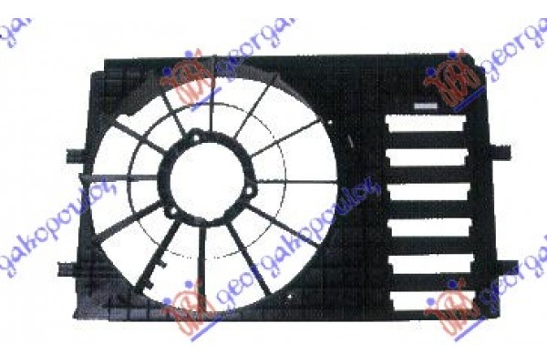 Πλαστικο Καλυμμα ΒΕΝΤΙΛ. (ΜΟΝΟ) 1,2-1,4ΒΕΝ (39mm) Skoda Fabia 07-10 - 066606430