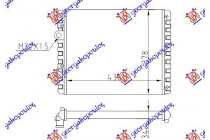 Ψυγειο Για Ολα Μχ -AC (43x38)(ΠΑΡ.ΟΔΗΓ) (VALEO CLASSIC) Seat Arosa 97-00 - 043006305