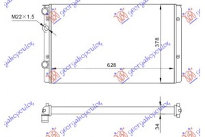 Ψυγειο Για Ολα Μχ +AC (63x38)(ΠΑΡ.ΟΔ) Seat Arosa 97-00 - 043006310