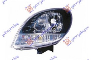 Φανος Εμπρος Μαυρος (Ε)ΛΕΥΚΟ Φλας (TYC) Αριστερα Renault Kangoo 03-08 - 070305152