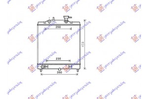 Ψυγειο 1,1 Crdi (35,5x39,5) Kia Picanto 04-08 - 071306310