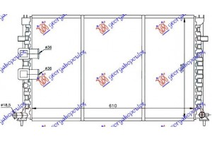 Ψυγειο 3,0i-24V-2,1TD (61x39,8) Αυτοματο Citroen Xantia 93-01 - 071606340