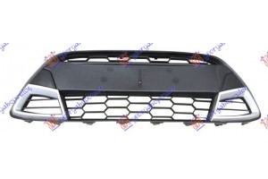 Διχτυ Προφυλακτηρα Εμπρος ΜΑΥΡΟ/ΑΣΗΜΙ Sport Ford Fiesta 08-13 - 072604825