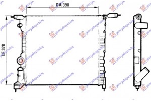 ΨΥΓ.1.2-1,4cc 8V(39x38) (ΚΛ. ΚYKΛΩΜΑ) (VALEO CLASSIC) Renault Clio 90-94 - 073606305