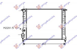 ΨΥΓ.1.2-1.4cc X/AC (43x38) Renault Clio 90-94 - 073606330