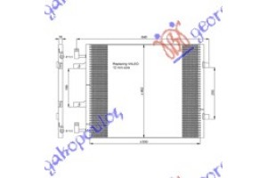 Ψυγειο A/C 2,0 Dci 06-08 (54x46) ΠΑΡ.ΟΔ Renault Trafic 06-14 - 074106420