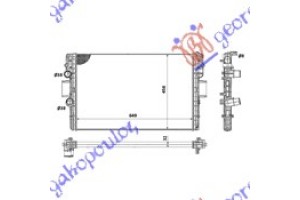 Ψυγειο 3,0 T.D +/-A/C (65x45x32) ΠΑΡ.ΟΔ Iveco Daily 07-11 - 086706340