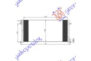 Ψυγειο A/C ΠΕΤΡ. (70x31x18) -03 Iveco Daily 00-07 - 074306400