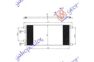 Ψυγειο A/C 2.8 D/TDi (64x31x16) 03- Iveco Daily 00-07 - 074306420