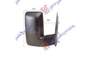 Καθρεφτης Μηχανικος Χειροκινητος Κοντος Δεξια Iveco Daily 00-07 - 074307481